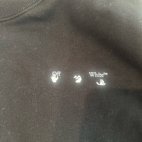 Off-White Black Crewneck - Picture 1 of 4